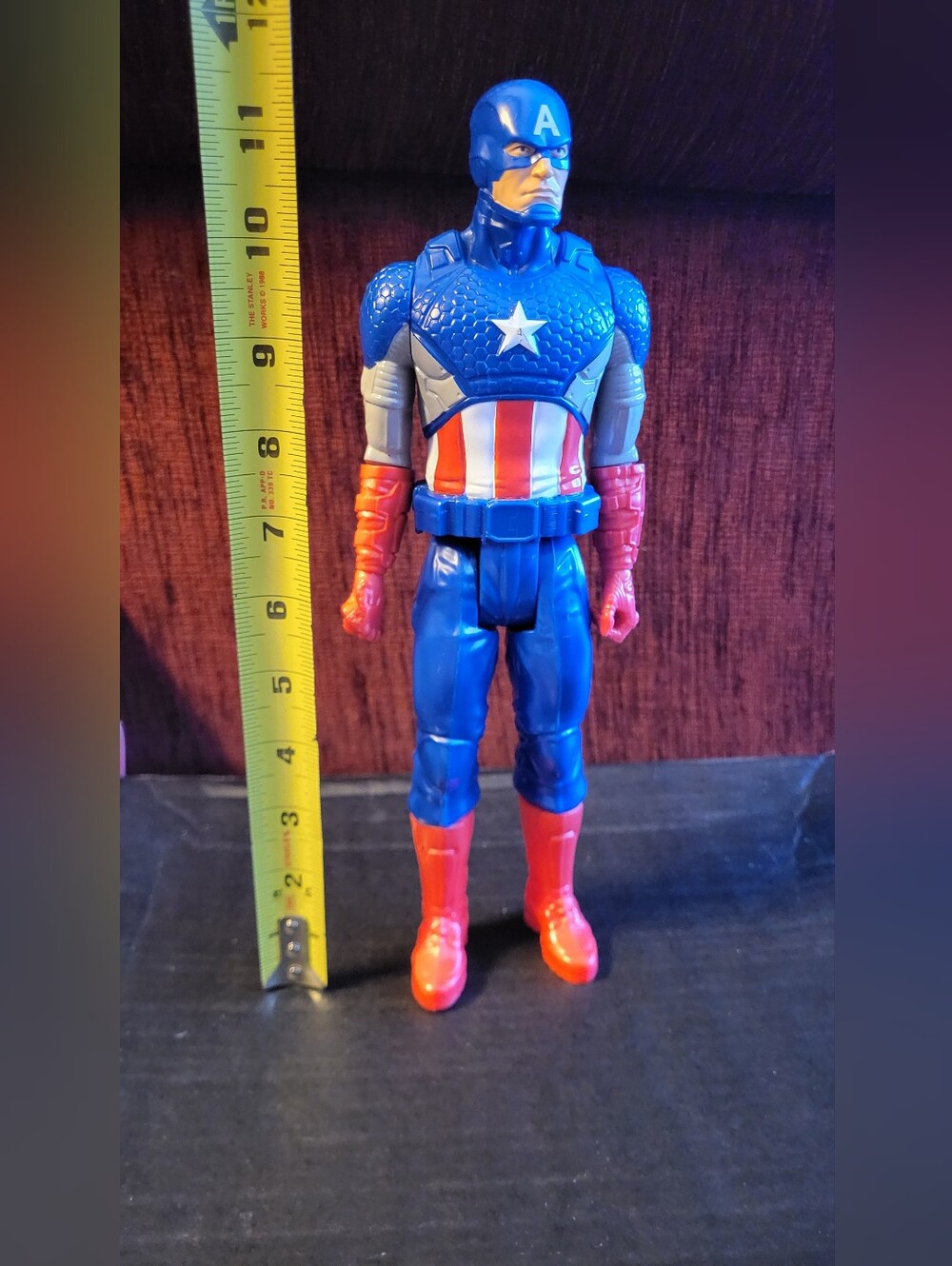 Captain America- Hero Action Figure - Red, Blue, White